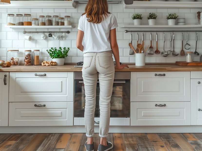 mulher na cozinha